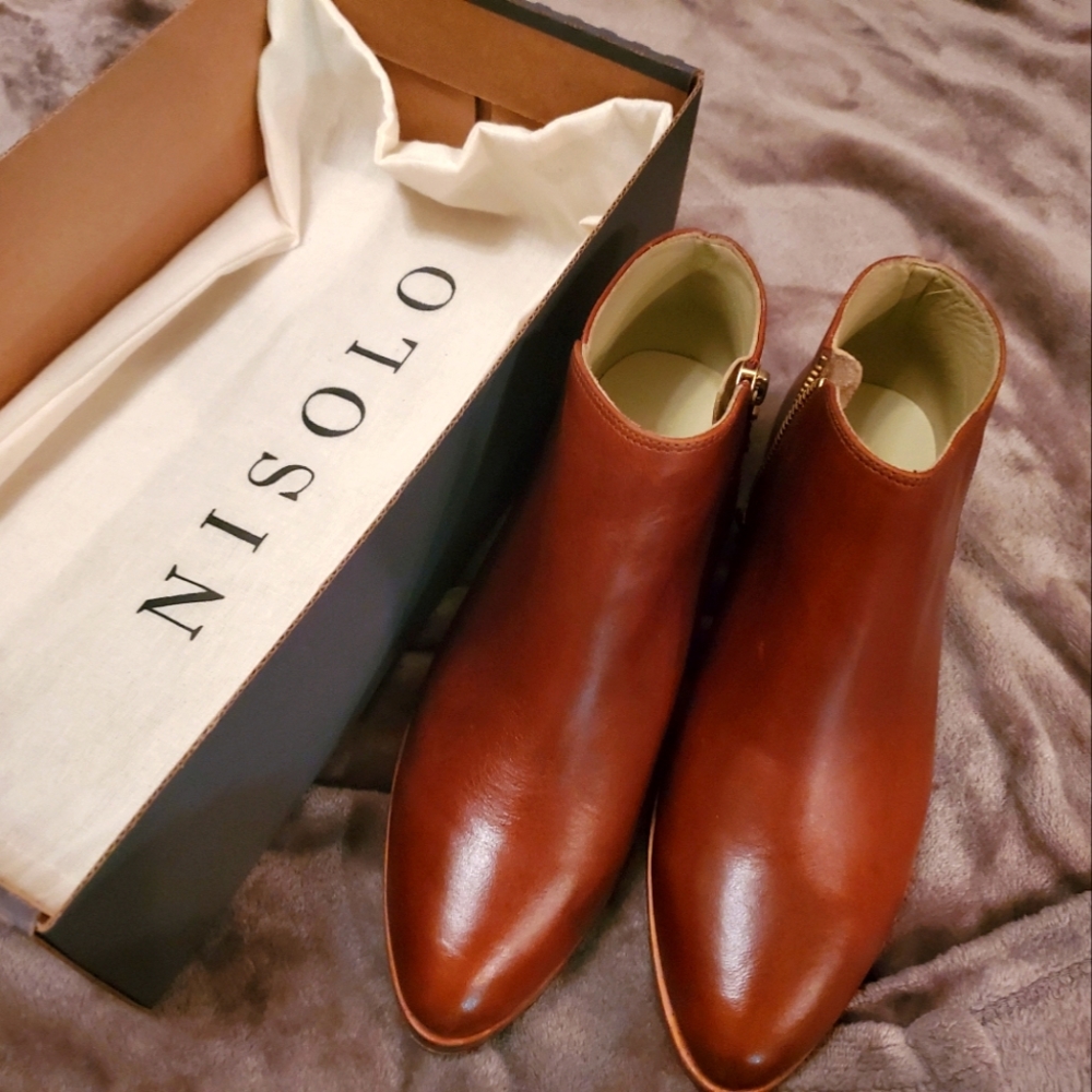 Lana Boots in Brandy w/ Rubber Soles added!
